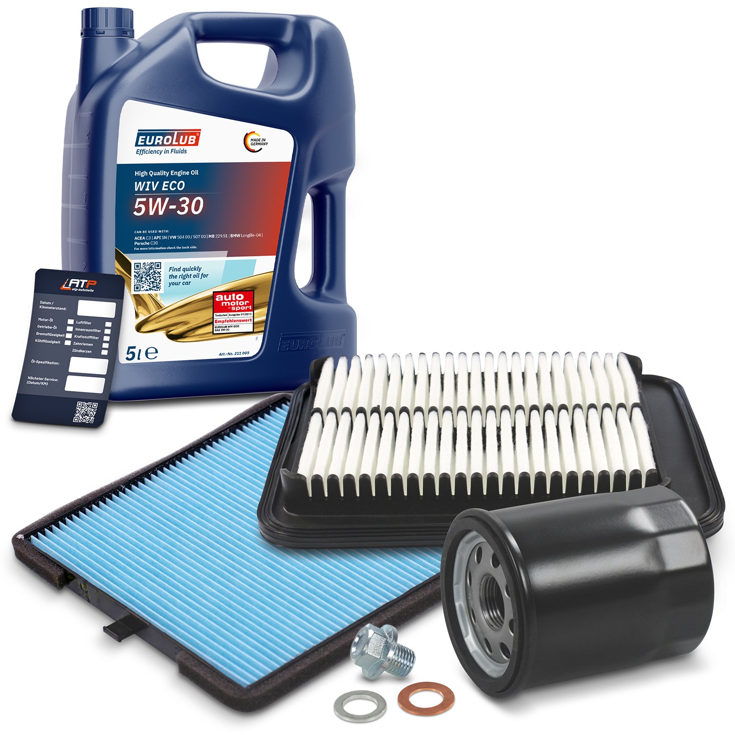 Bestprice Inspektionspaket Filtersatz SET A + 5l ÖL [Hersteller-Nr. 10493703] für Hyundai