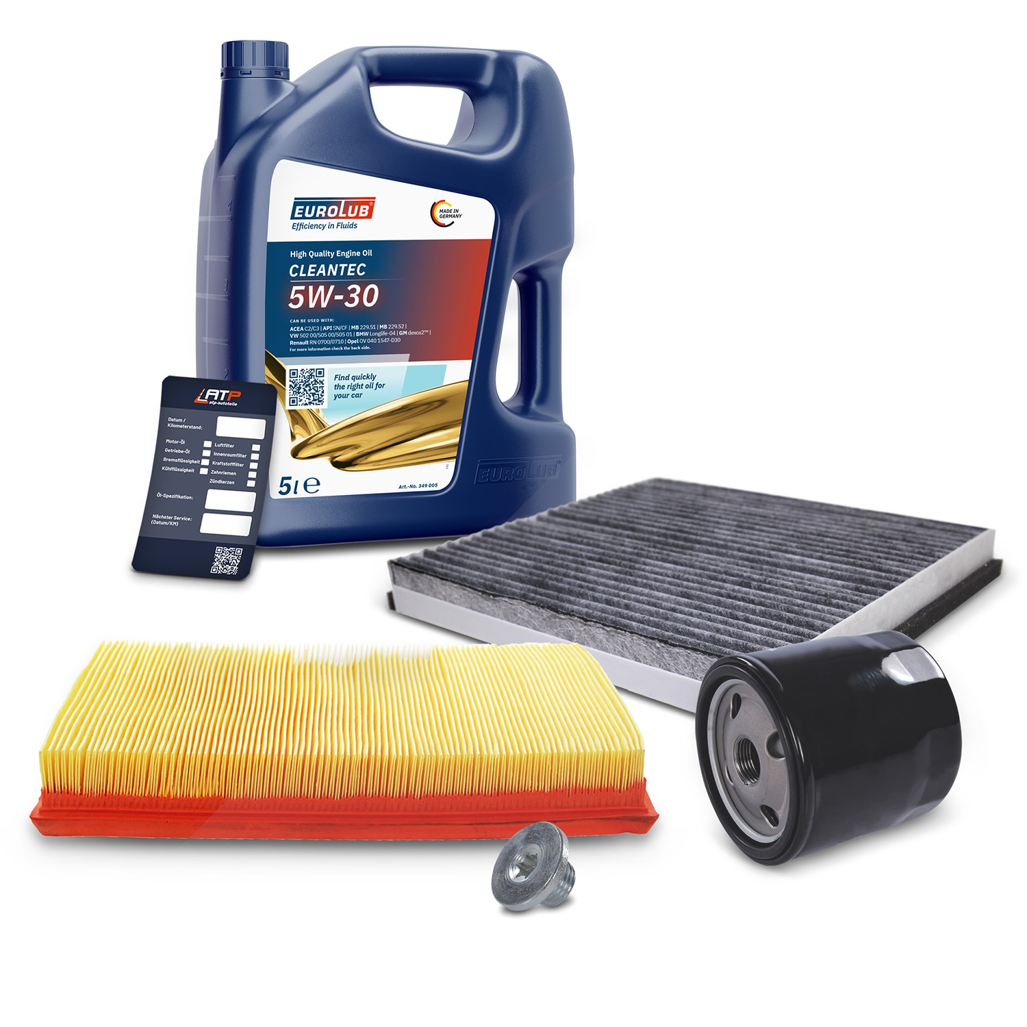 Bestprice Inspektionspaket Filtersatz SET A + 5l ÖL [Hersteller-Nr. 10493539] für Opel