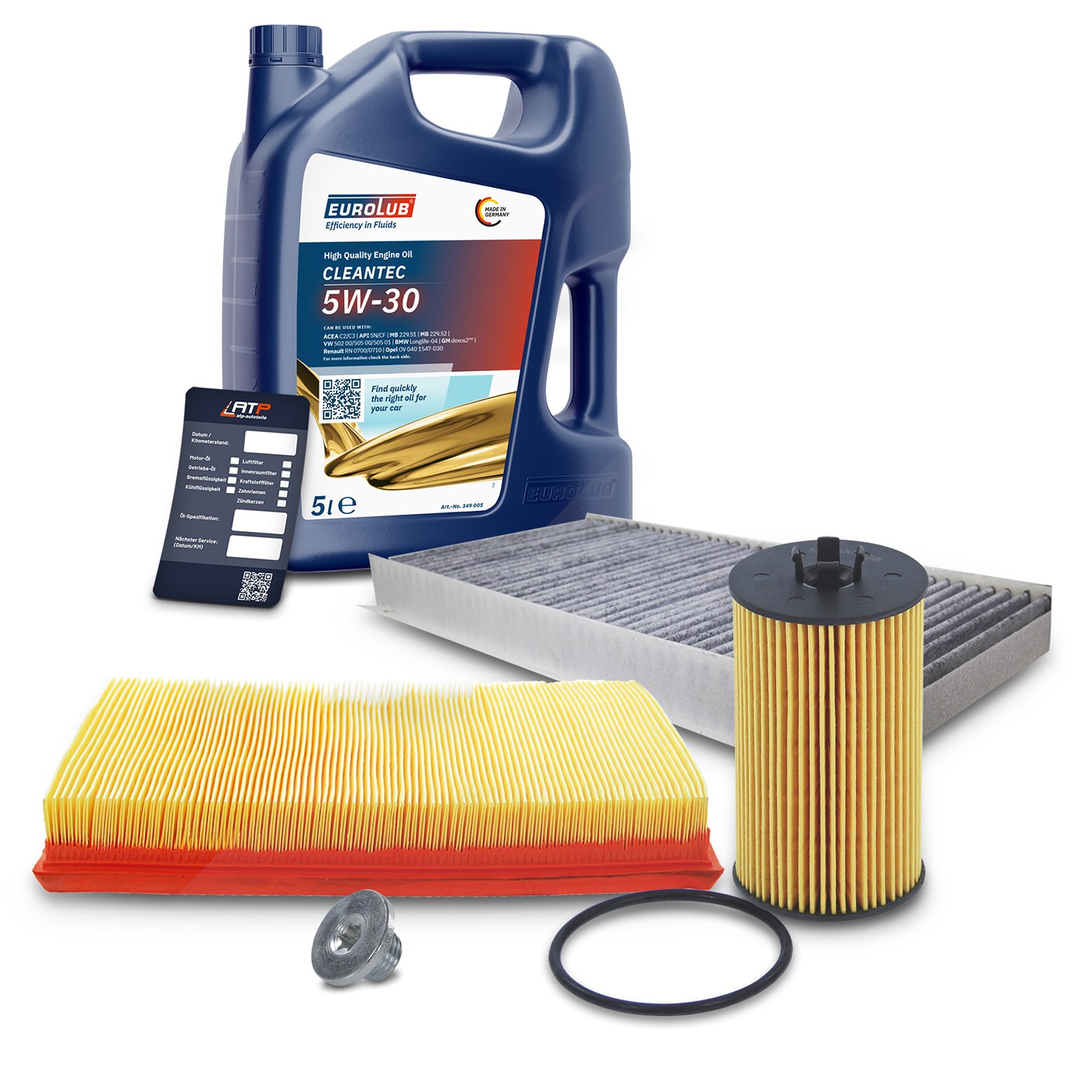 Bestprice Inspektionspaket Filtersatz SET A + 5l ÖL [Hersteller-Nr. 10493627] für Opel