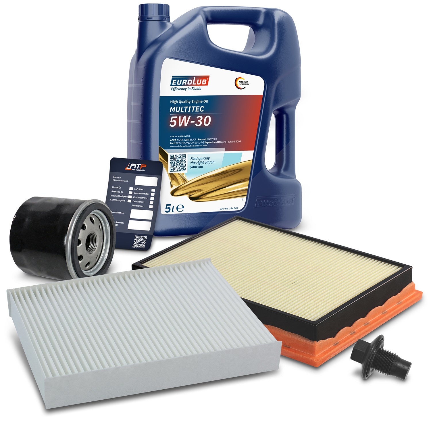 Bestprice Inspektionspaket Filtersatz SET A + 5l ÖL [Hersteller-Nr. 10493644] für Ford