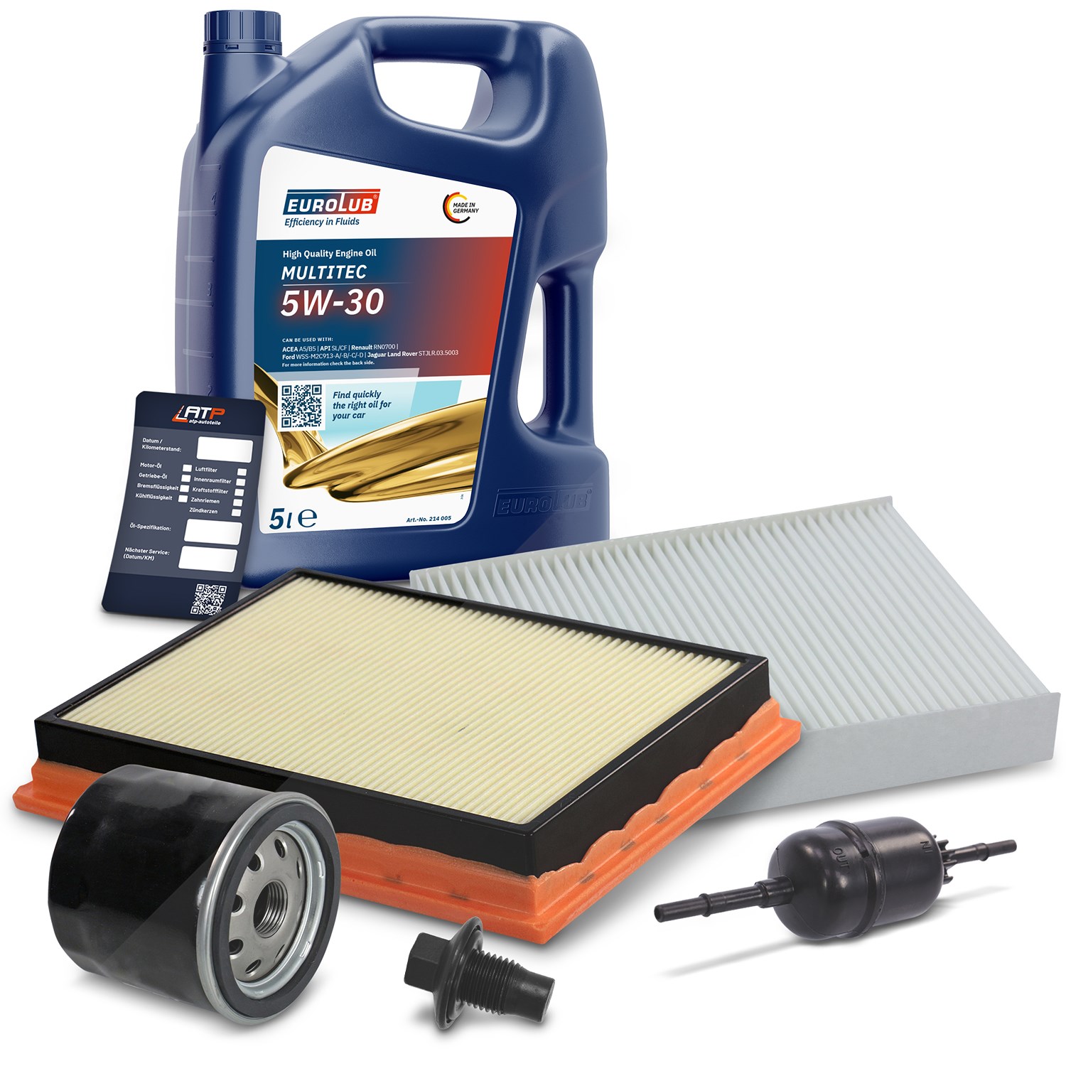 Bestprice Inspektionspaket Filtersatz SET B + 5l ÖL [Hersteller-Nr. 40197807] für Ford
