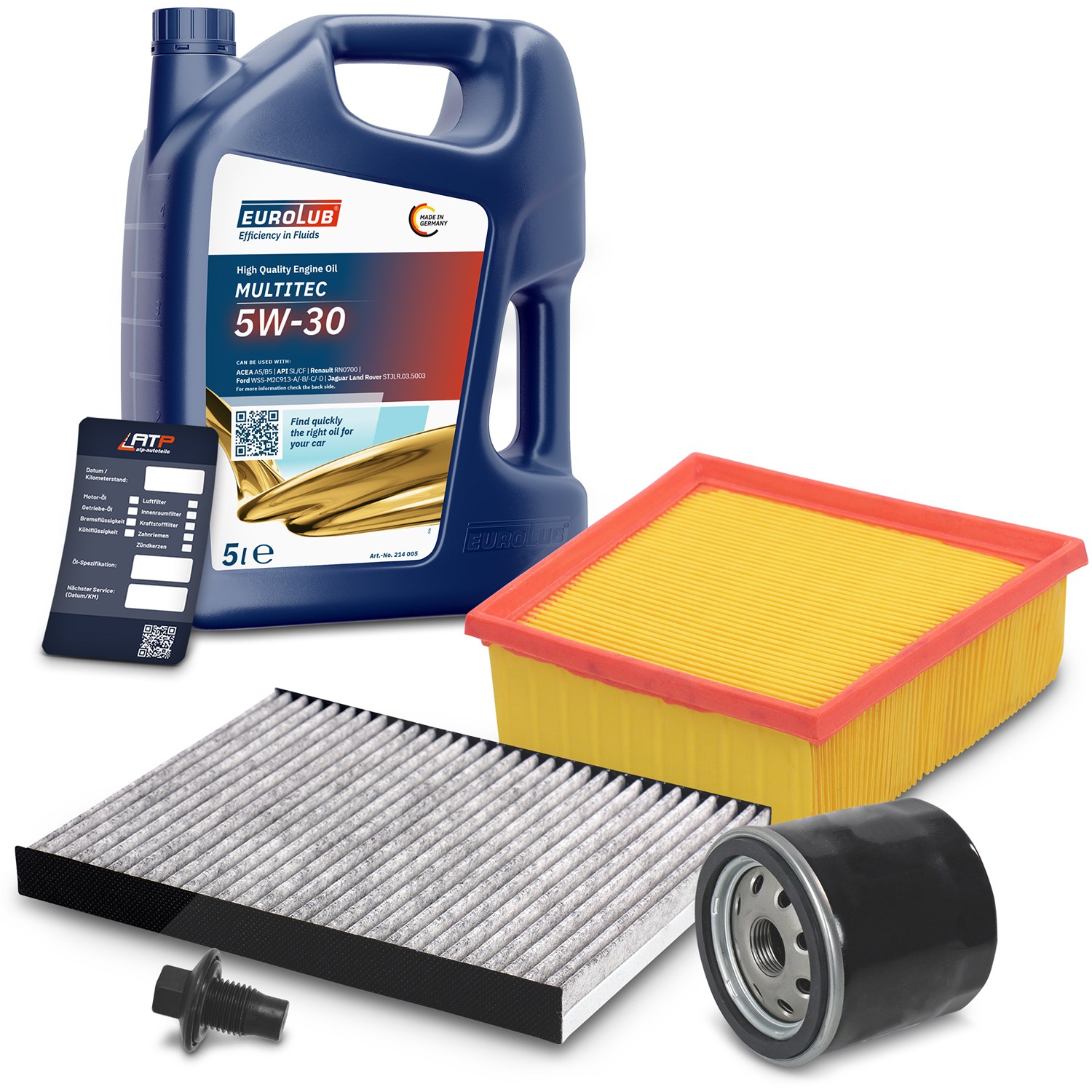 Bestprice Inspektionspaket Filtersatz SET A + 5l ÖL [Hersteller-Nr. 10493673] für Ford