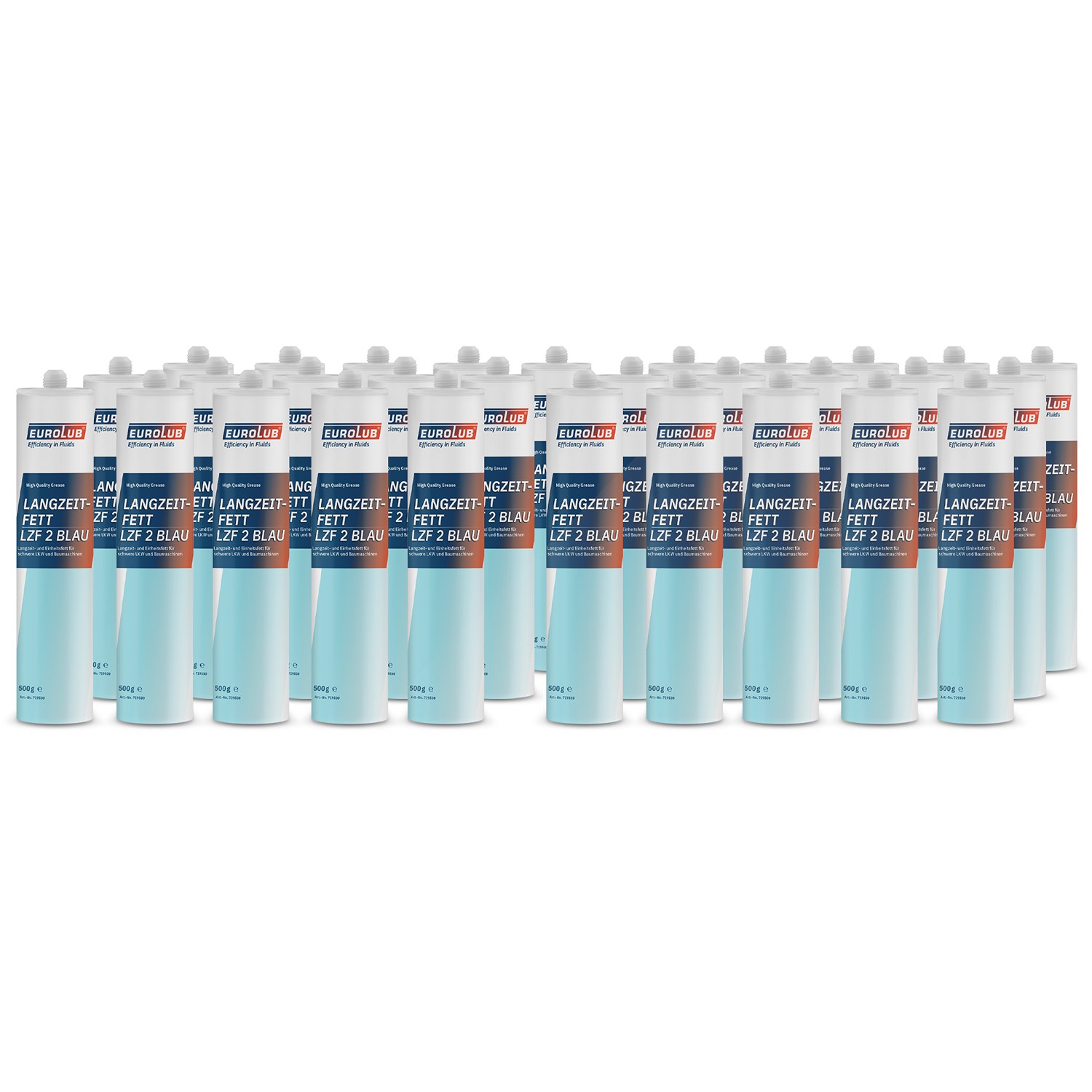 Eurolub 30x 500g Langzeitfett LZF 2 blau [Hersteller-Nr. 719500]