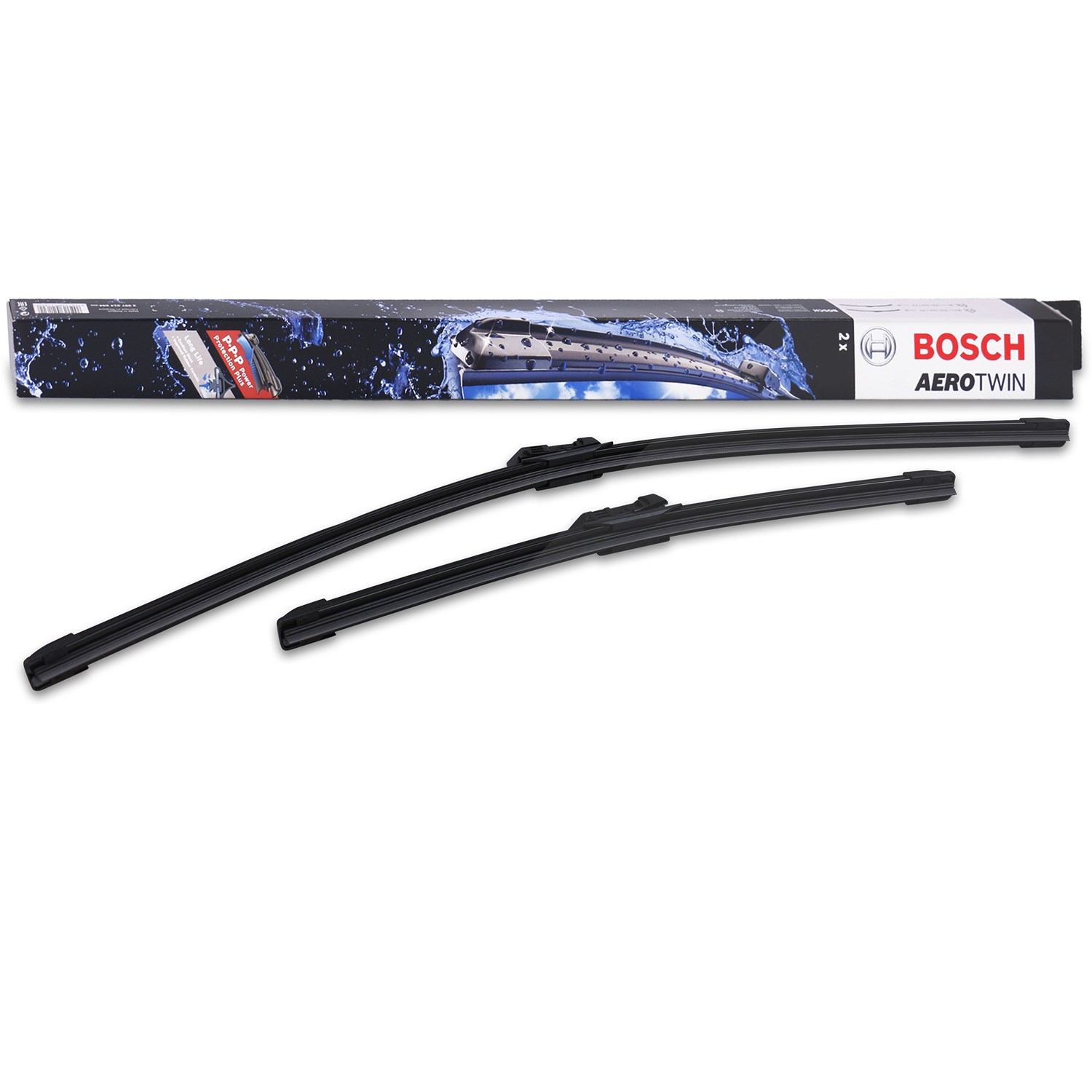 Bosch Wischerblatt Aerotwin Spoiler A414S [Hersteller-Nr. 3397007414] für Vauxhall, Citroën, Fiat, Renault, Cadillac, Peugeot, Ford, Opel