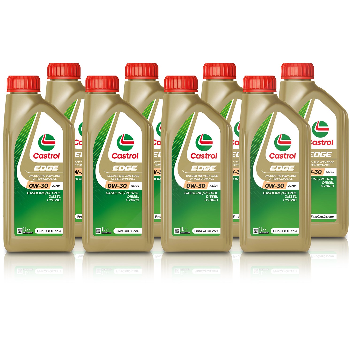Castrol 8x 1 L EDGE 0W-30 A3/B4 [Hersteller-Nr. 15F698]