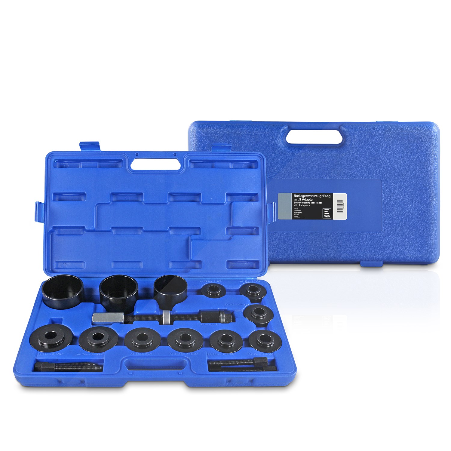 Enva Radlagerwerkzeug-Satz - mit 9 Adaptern - 19-tlg. [Hersteller-Nr. 10872208]