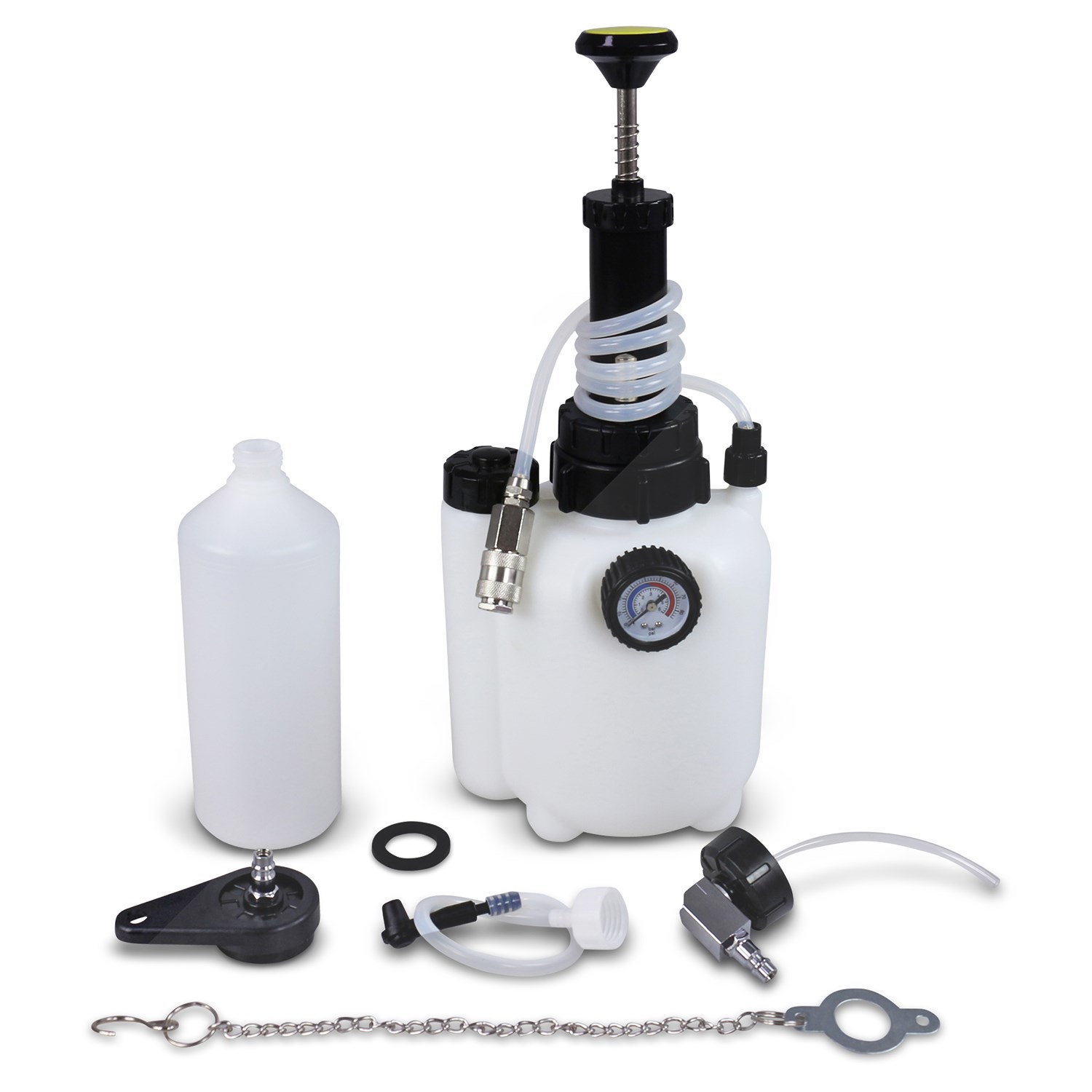 Enva Bremsenentlüftungsgerät mit Handpumpe - 4 L + Entlüftungsflasche [Hersteller-Nr. 40825528]