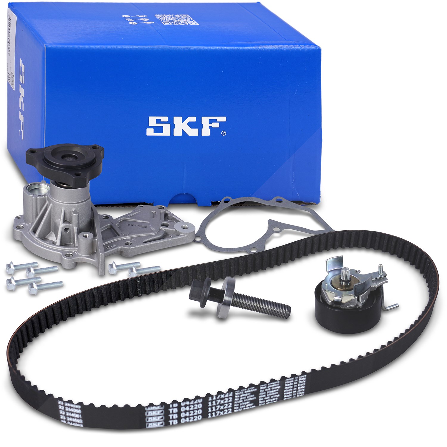 Skf Wasserpumpe + Zahnriemensatz [Hersteller-Nr. VKMC04215-1] für Ford