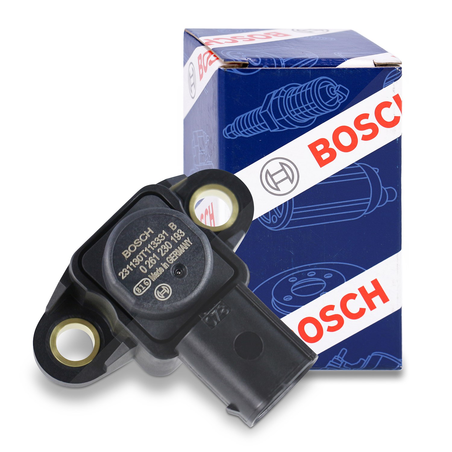 Bosch Sensor, Saugrohrdruck [Hersteller-Nr. 0261230193] für Jeep, Mercedes-Benz, Smart