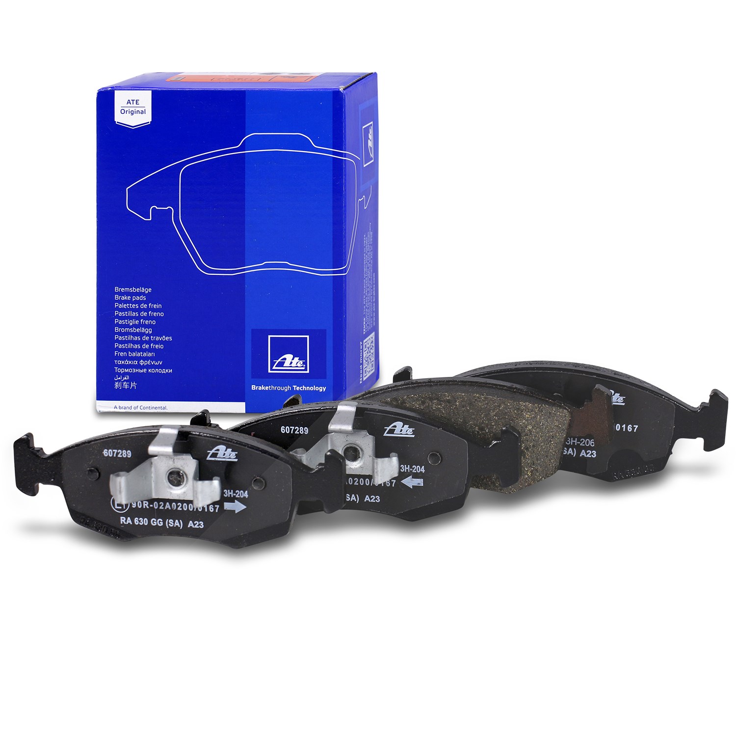 Ate Bremsbelagsatz vorne [Hersteller-Nr. 13.0460-7289.2] für Fiat, Lancia, Chrysler