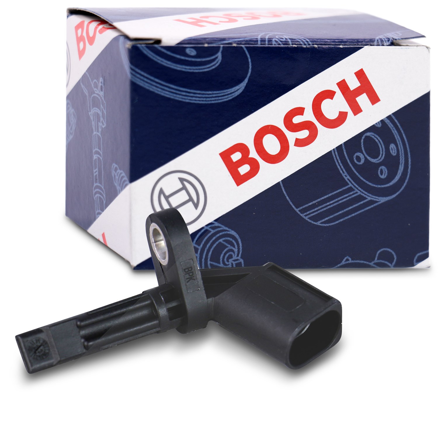 Bosch ABS-Sensor Raddrehzahlfühler [Hersteller-Nr. 0265007928] für VW, Bentley, Porsche, Audi