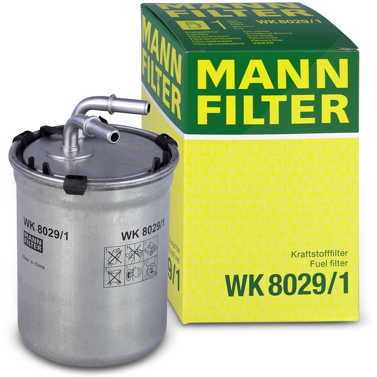 Mann-filter Kraftstofffilter [Hersteller-Nr. WK8029/1] für Seat, Audi, VW, Skoda