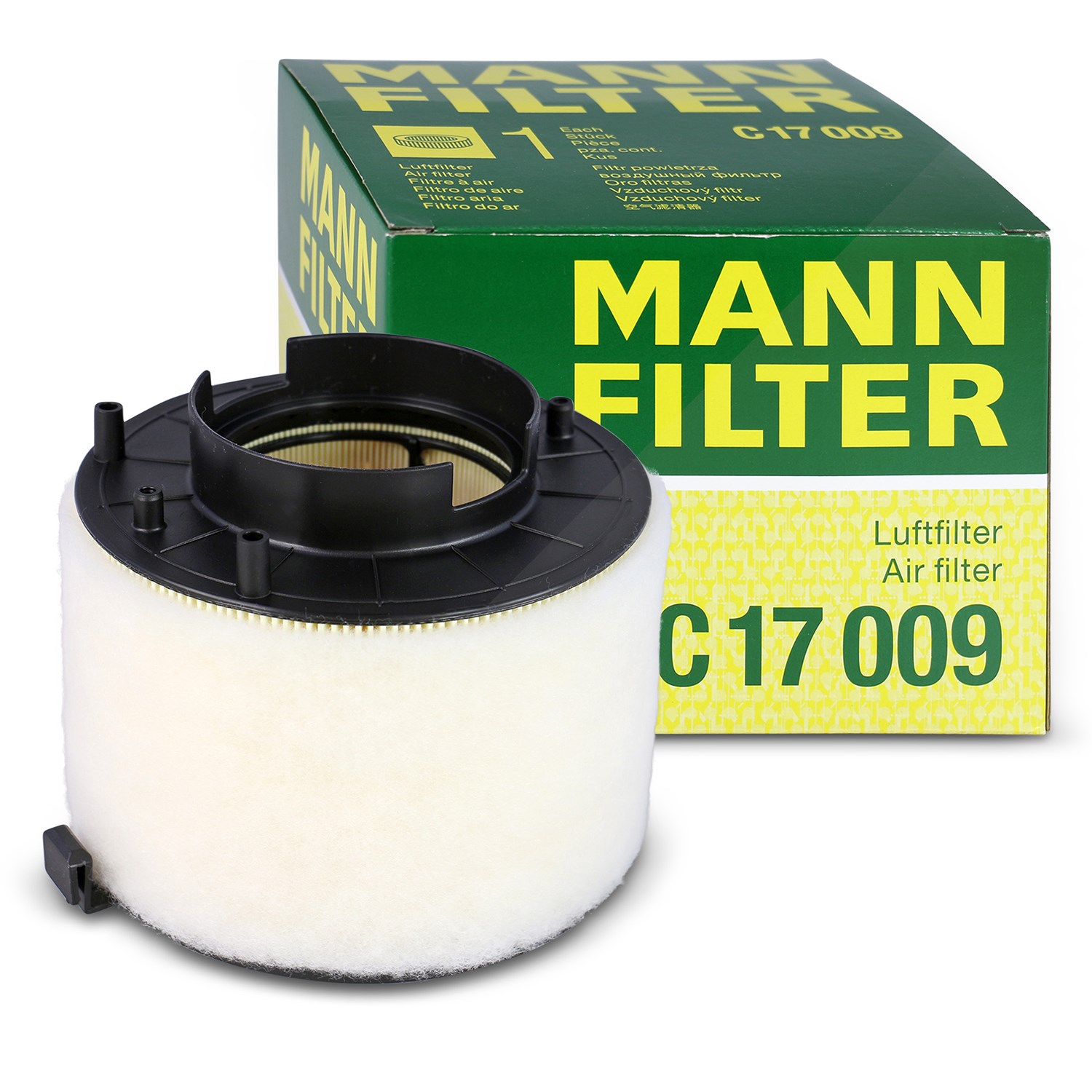 Mann-filter Luftfilter [Hersteller-Nr. C17009] für Audi