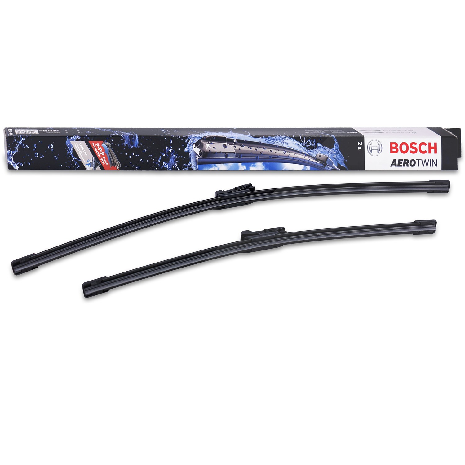 Bosch Wischerblatt Aerotwin Spoiler A187S [Hersteller-Nr. 3397007187] für Fiat, Peugeot, VW, Chrysler, Kia, Aiways, Skoda, Hyundai, Alfa Romeo, Lancia