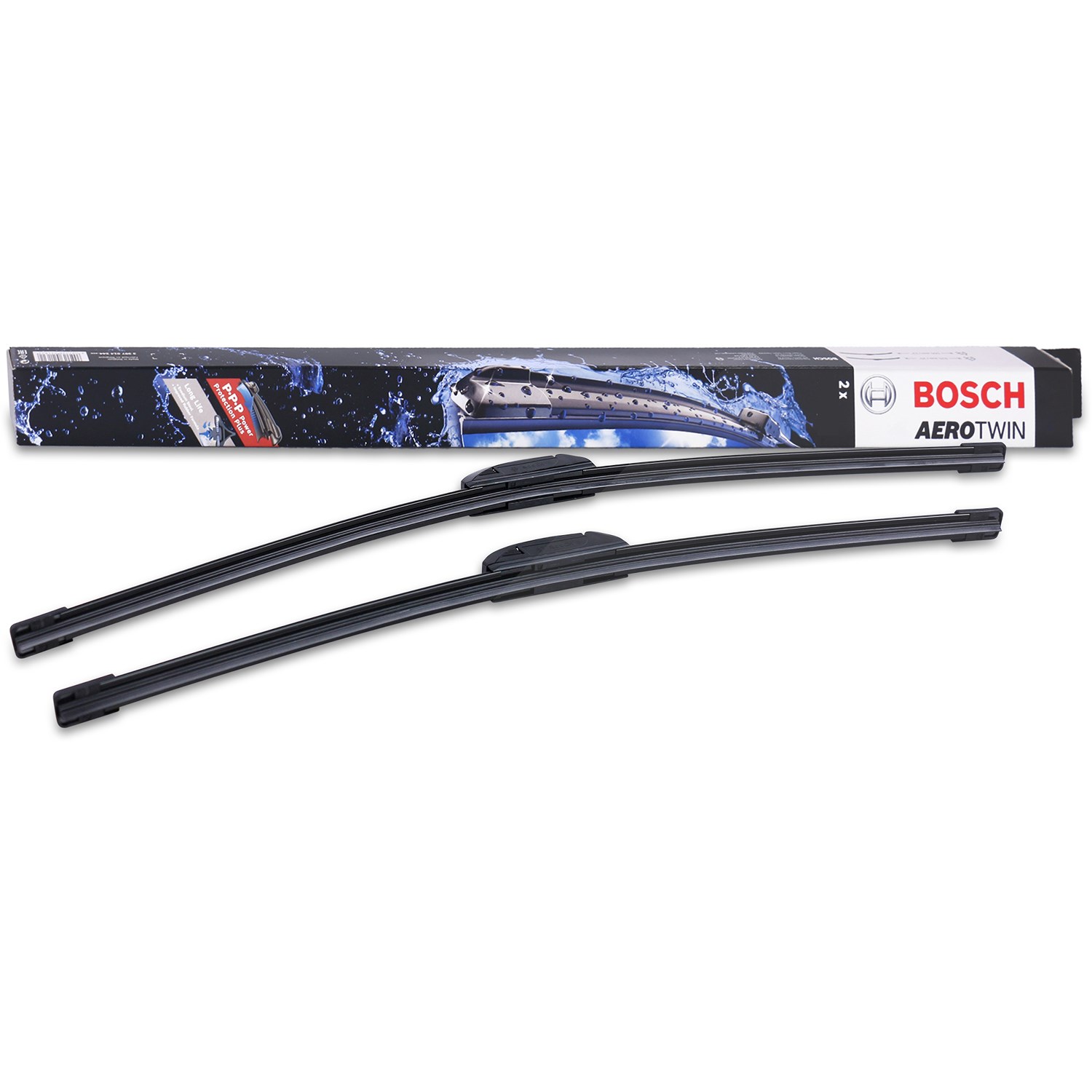 Bosch Wischerblatt Aerotwin Retro Spoiler AR801S [Hersteller-Nr. 3397118996] für Fiat, Nissan, VW, Vauxhall, Dodge, Lexus, Mercedes-Benz, Honda, Citro