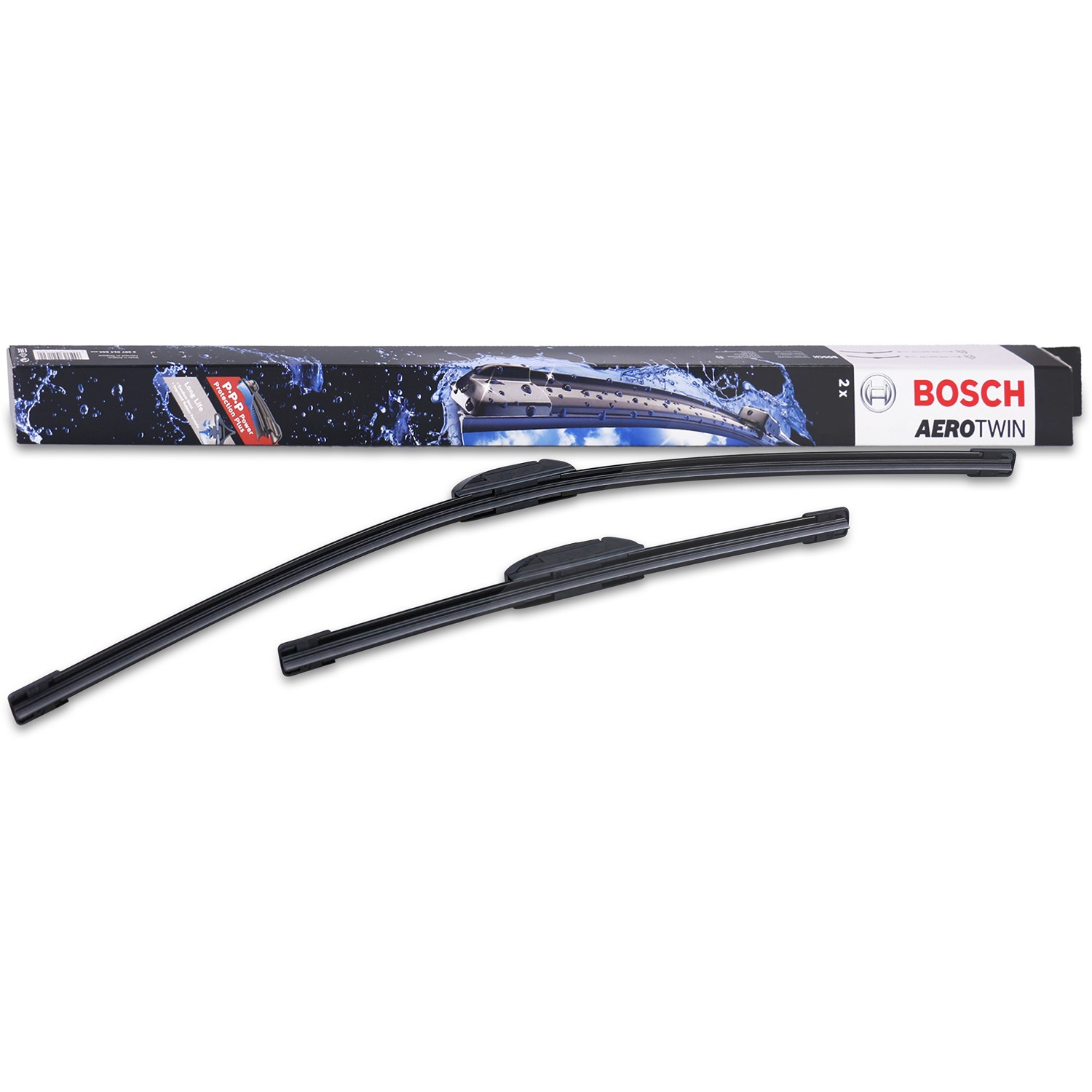 Bosch Wischerblatt Aerotwin Retro Spoiler AR654S [Hersteller-Nr. 3397007570] für Nissan, Suzuki, Kia, Fiat, Toyota, Honda, Hyundai
