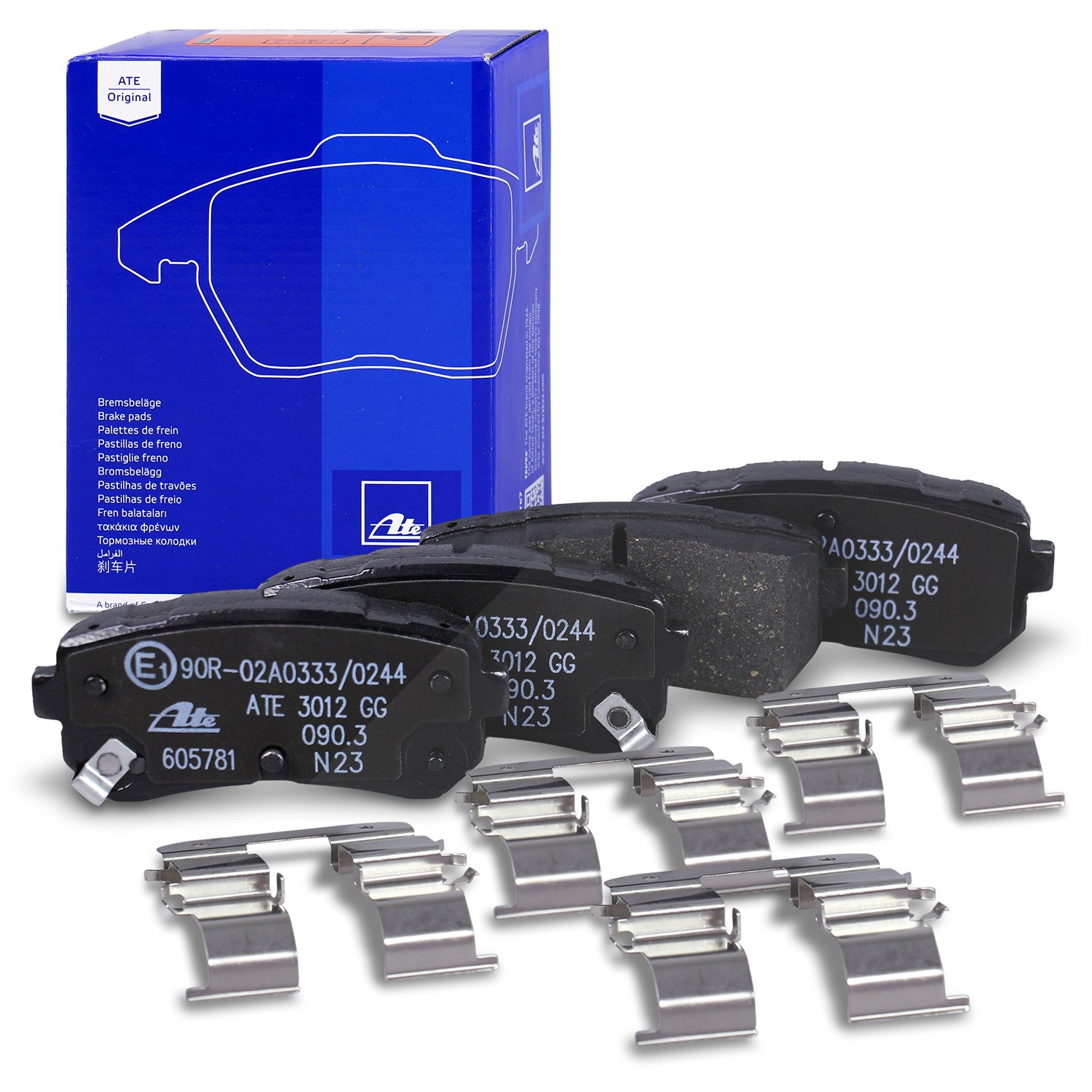 Ate Bremsbelagsatz hinten [Hersteller-Nr. 13.0460-5781.2] für Hyundai, Kia