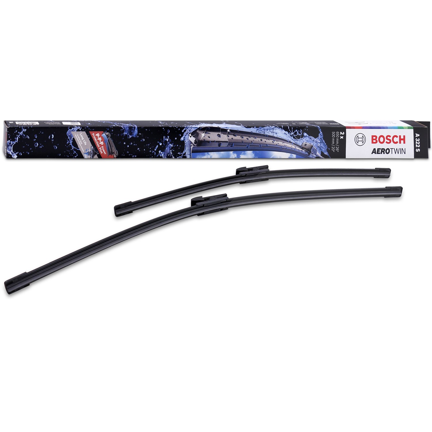 Bosch Wischerblatt Aerotwin A322S vorne [Hersteller-Nr. 3397014422] für BMW, Jaguar