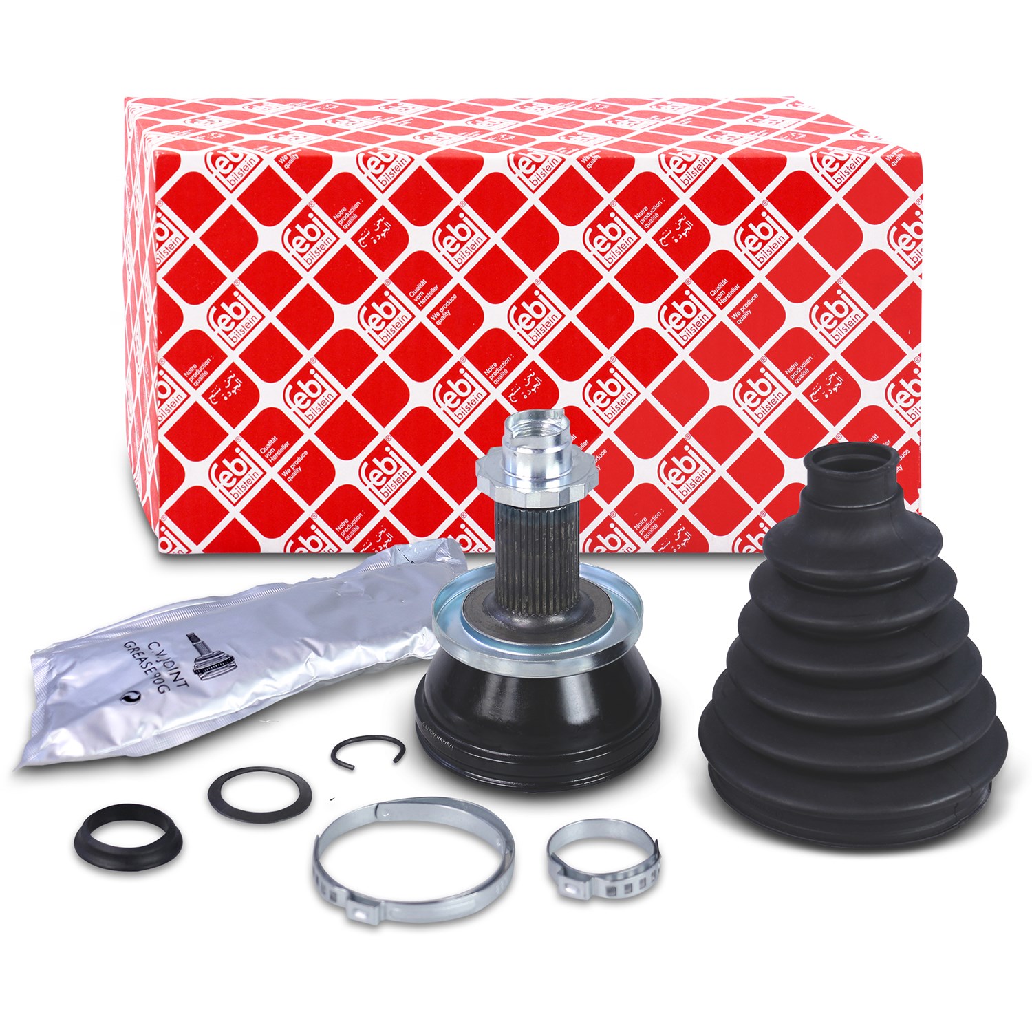 Febi Bilstein Gelenksatz Antriebswelle radseitig [Hersteller-Nr. 33244] für Seat, Audi, Skoda, VW