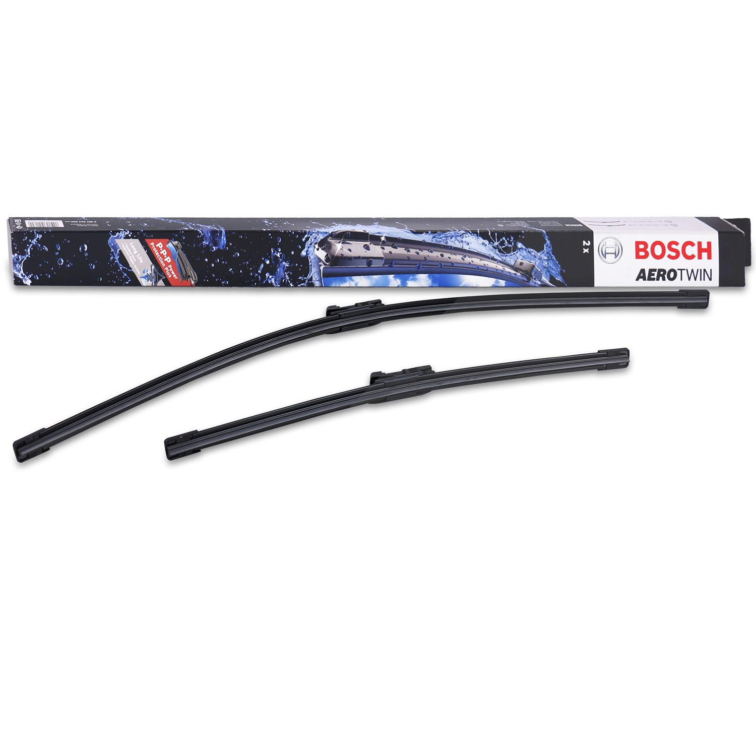 Bosch Wischerblatt Aerotwin A106S vorne [Hersteller-Nr. 3397014208] für Tesla, Vauxhall, Opel, Jaguar