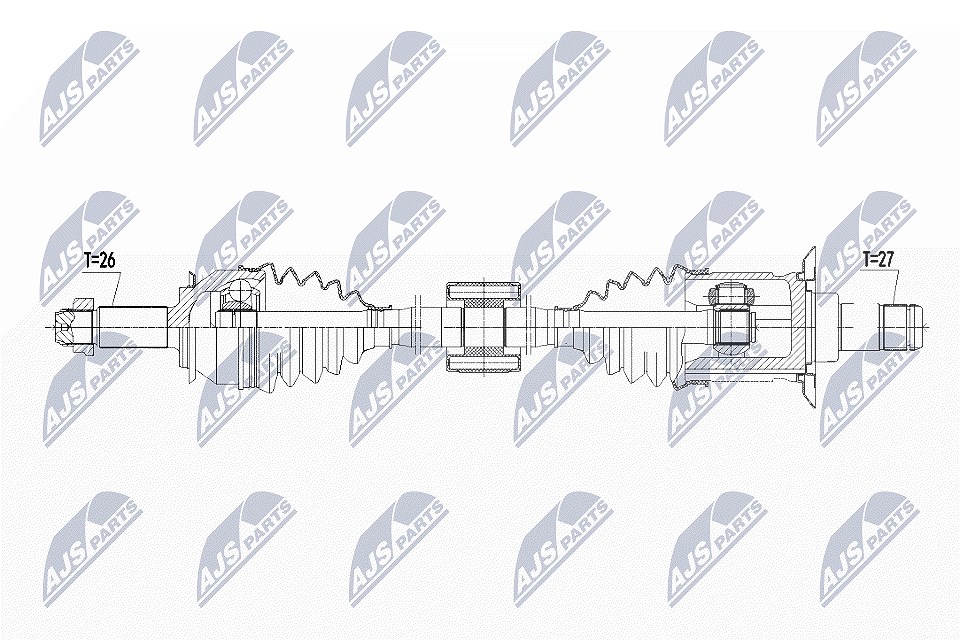 Nty Antriebswelle [Hersteller-Nr. NPW-BM-103] für Mini
