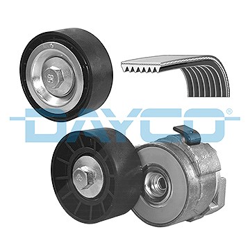 Für DAYCO DAYKPV070 V-ribbed Belt Set DAYKPV070 V-belts set (with rollers) fits - Bild 6