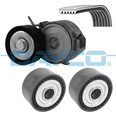 Für DAYCO ZESTAWY PASKOW W/KLINOWYCH KPV243 V-RIBBED BELT SET - Bild 5