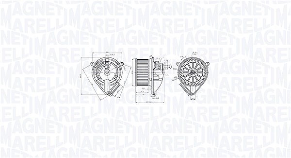 Magneti Marelli Innenraumgebläse [Hersteller-Nr. 069412764010] für Mercedes-Benz