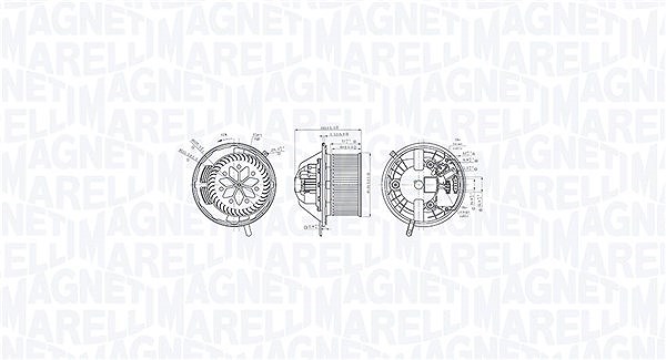Magneti Marelli Innenraumgebläse [Hersteller-Nr. 069412760010] für BMW