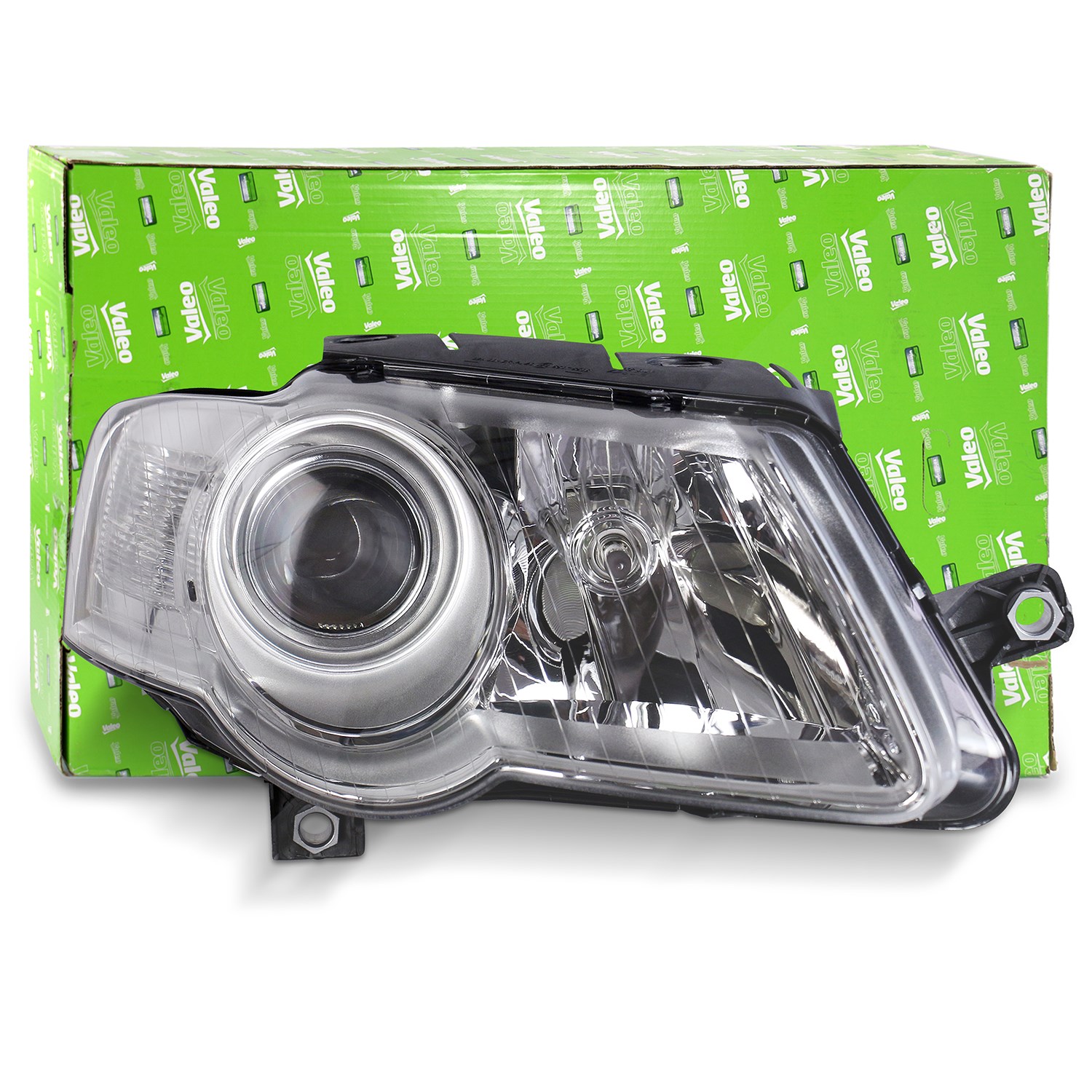 Valeo Scheinwerfer rechts H7/H7 mit Stellmotor [Hersteller-Nr. 088978] für VW