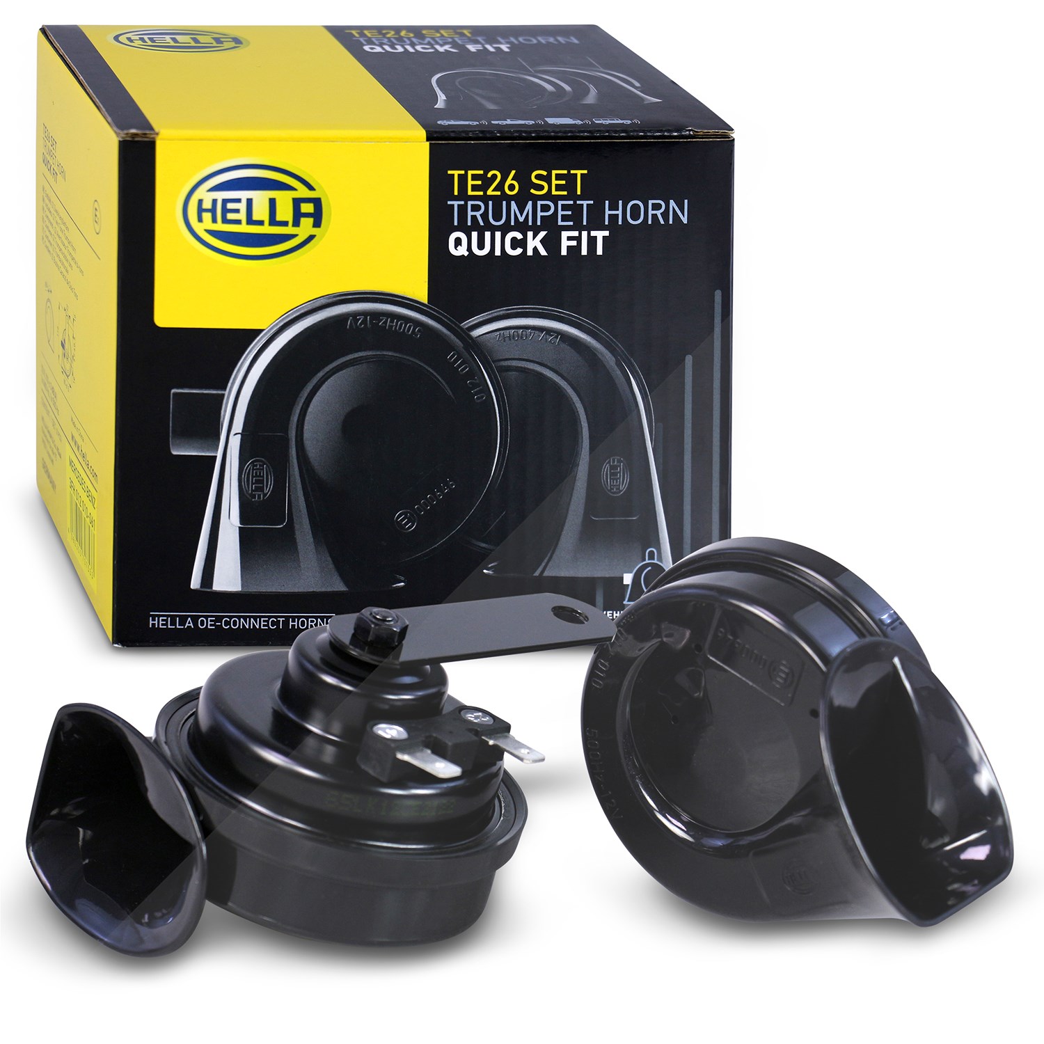 Hella Fanfare Hupensatz Hochton+Tiefton [Hersteller-Nr. 3FH012010-061] für Mercedes-Benz, Smart