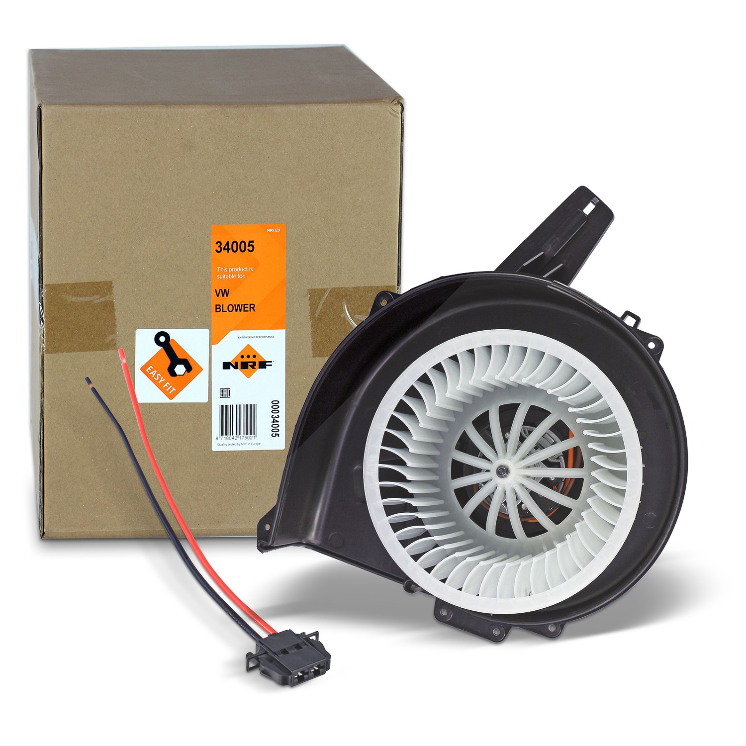 Nrf Innenraumgebläse, Gebläsemotor [Hersteller-Nr. 34005] für VW, Seat, Skoda, Audi