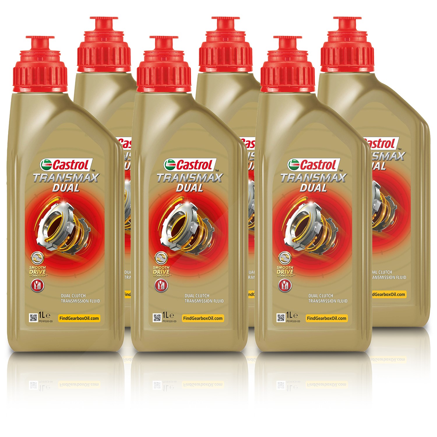 Castrol 6x 1 L TRANSMAX DUAL [Hersteller-Nr. 15F1FC]