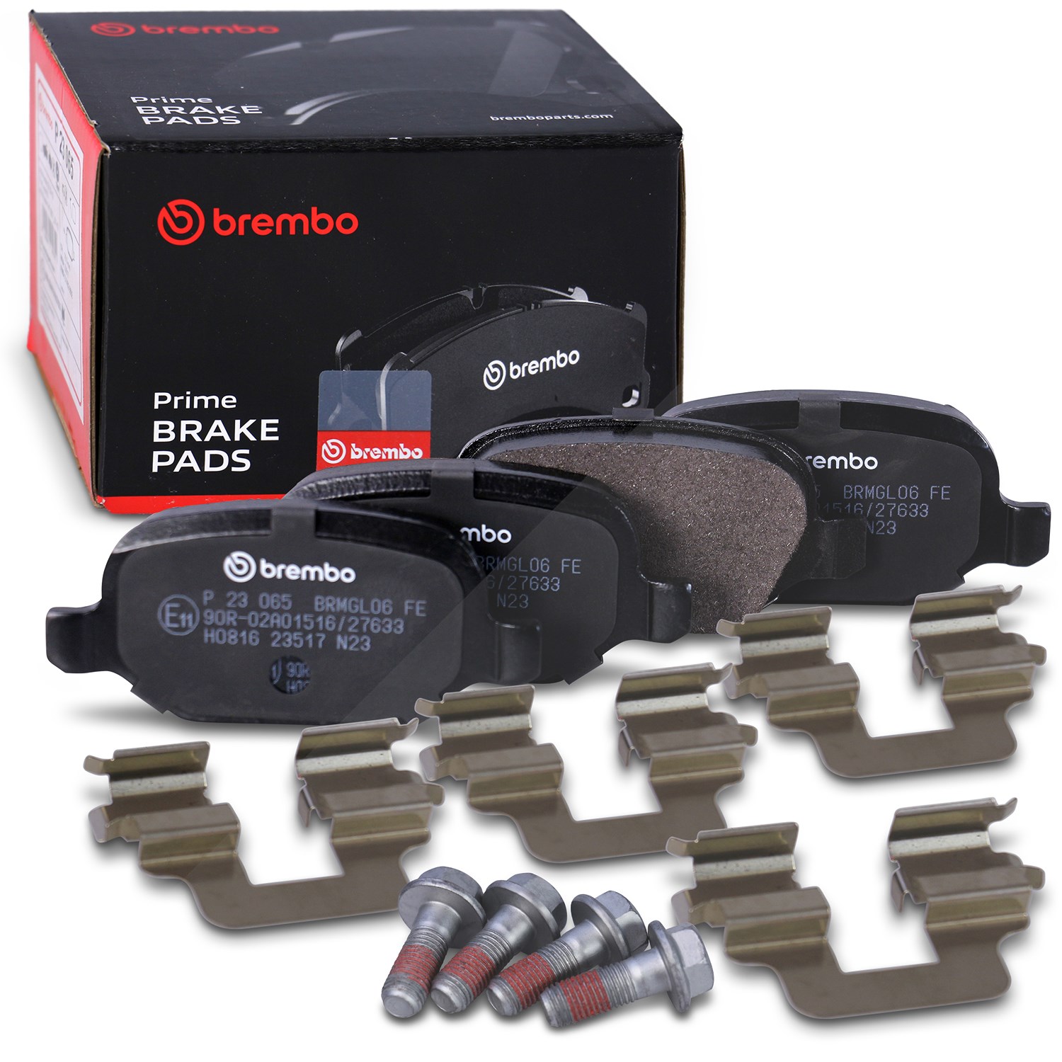 Brembo Bremsbelagsatz hinten [Hersteller-Nr. P23065] für Alfa Romeo, Lancia, Fiat