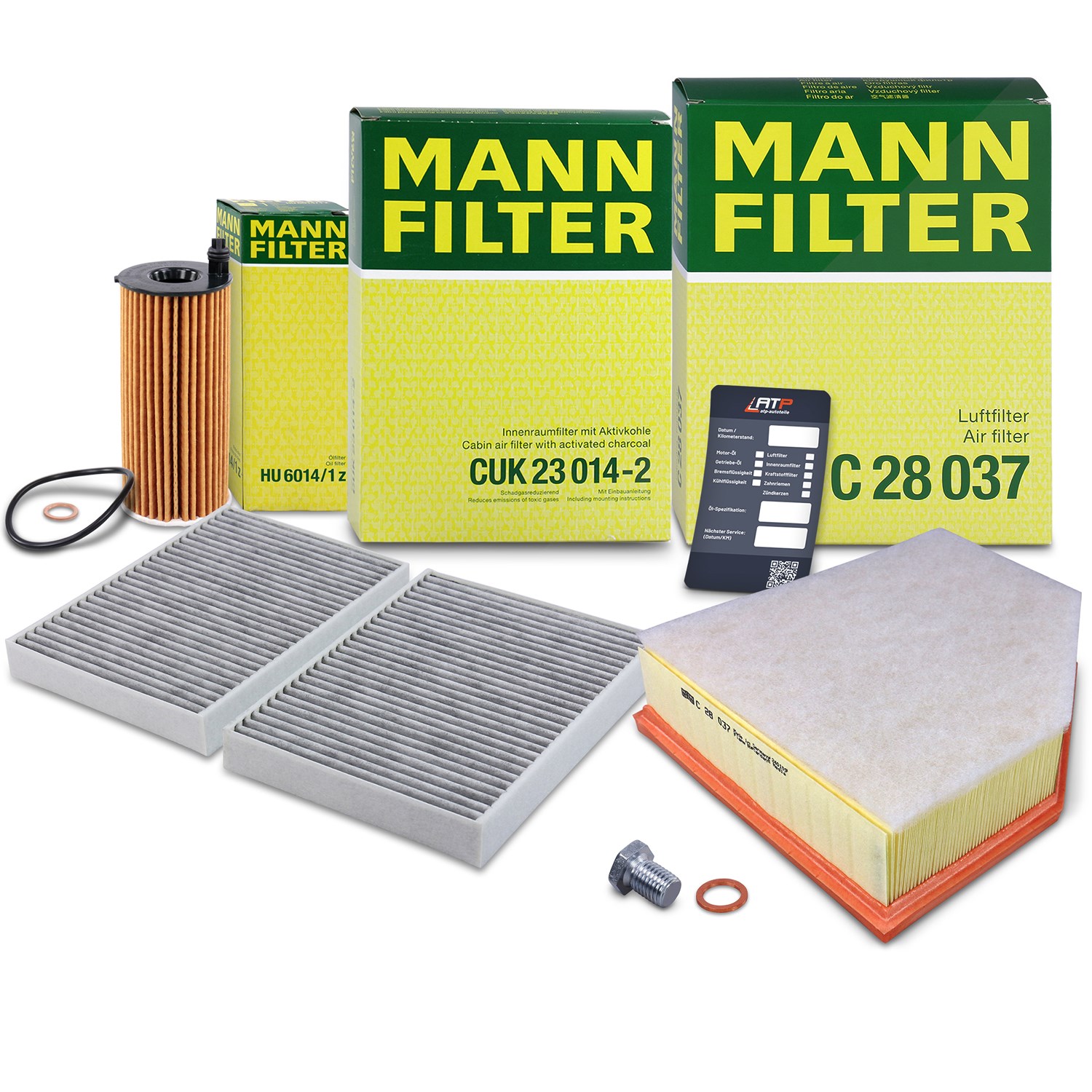 Mann-filter Inspektionspaket Set A [Hersteller-Nr. 40516191] für BMW