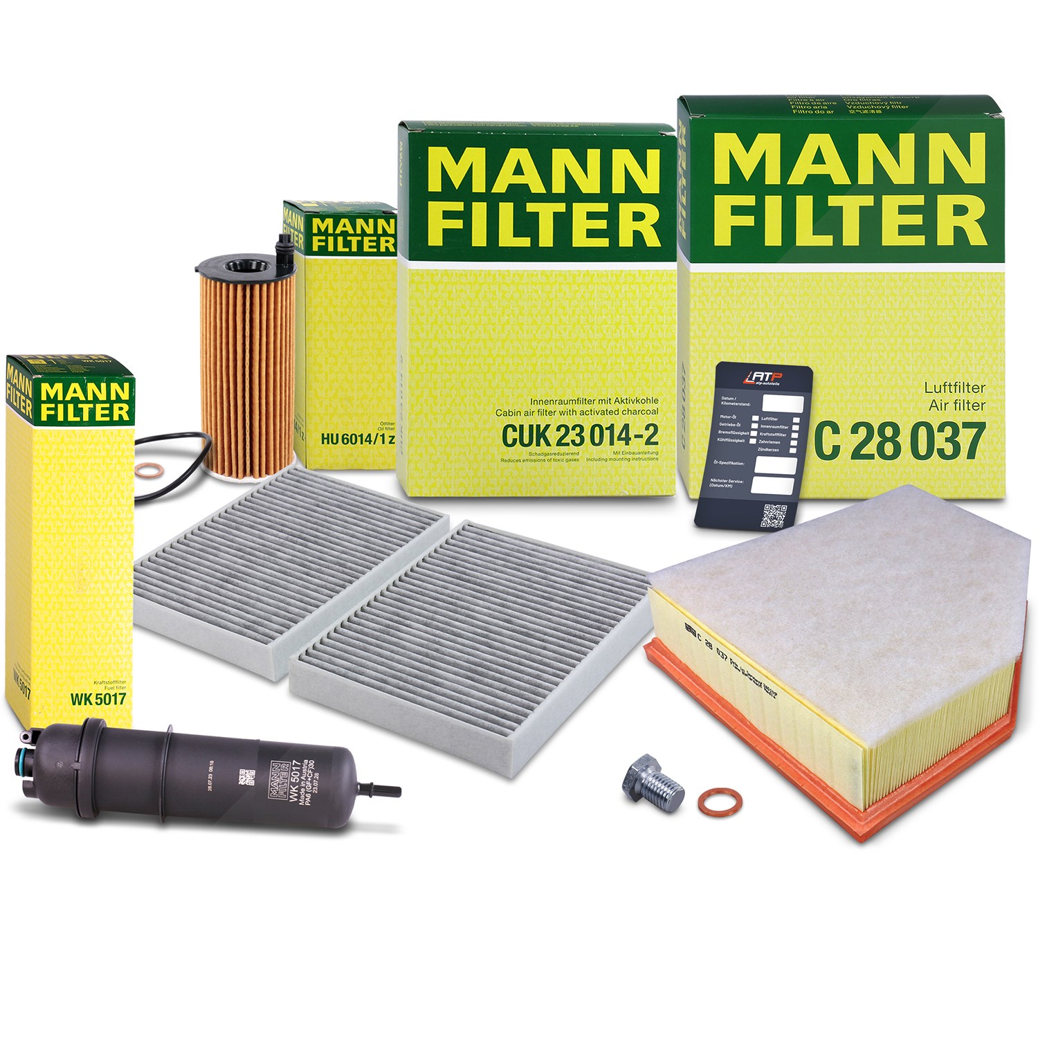 Mann-filter Inspektionspaket Set B [Hersteller-Nr. 40516193] für BMW
