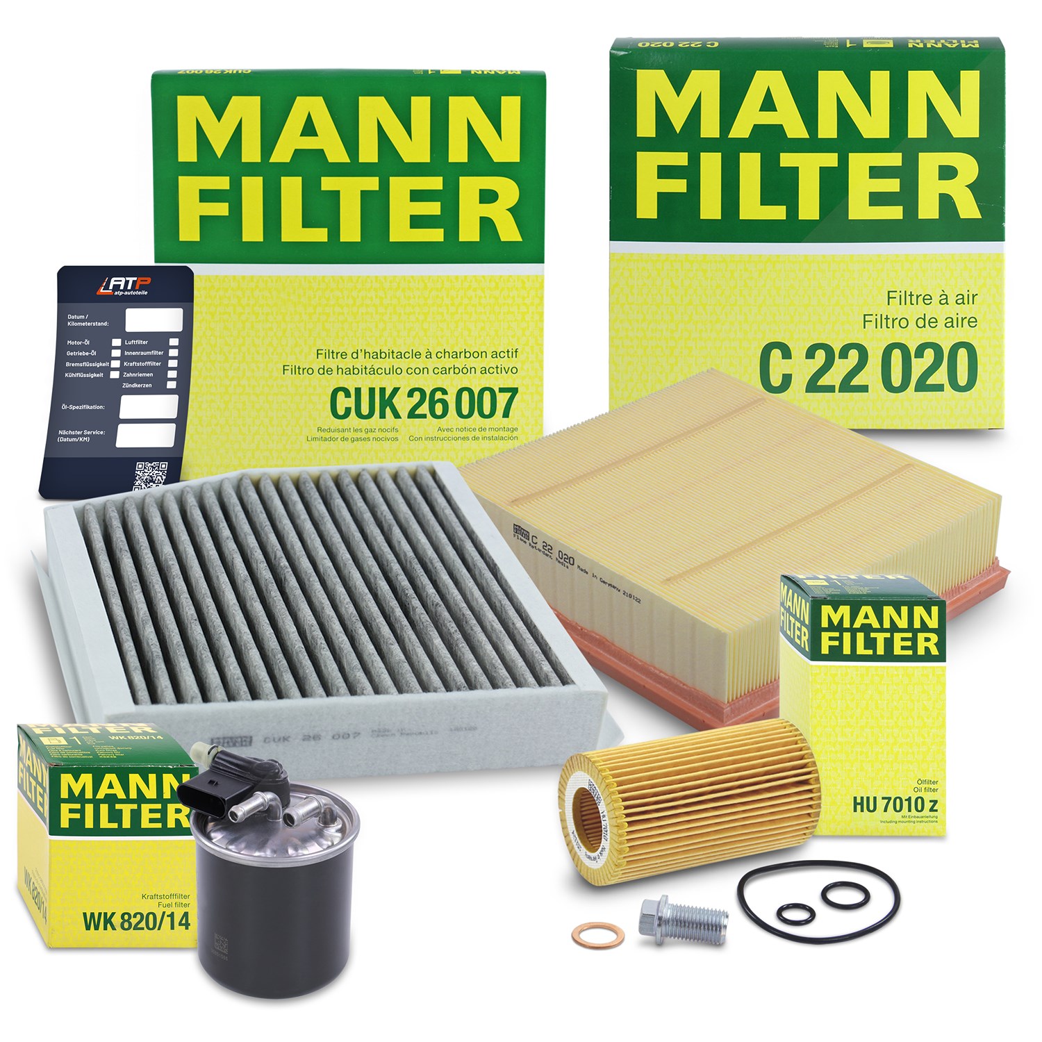 Mann-filter Inspektionspaket Set B [Hersteller-Nr. 40372542] für Mercedes-Benz, Infiniti
