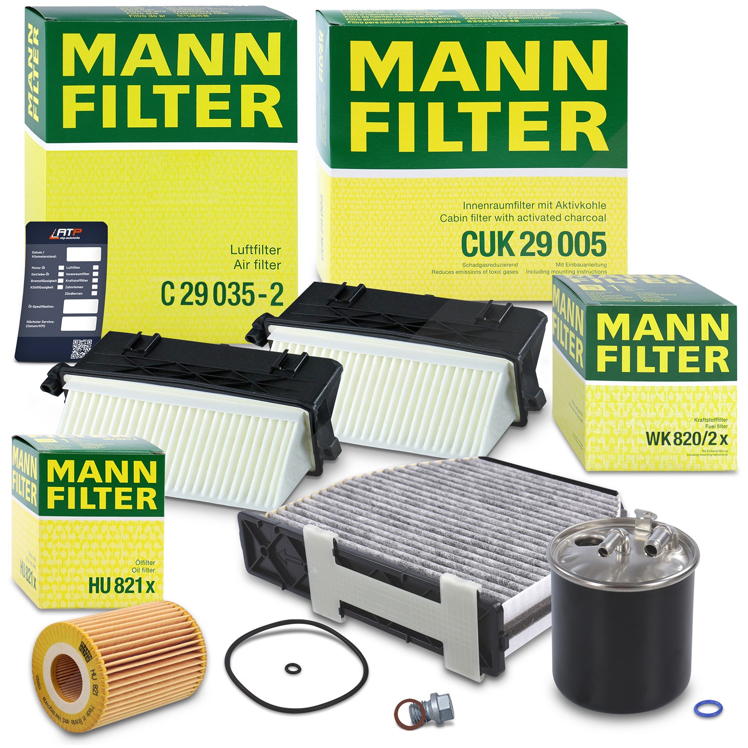 Mann-filter Inspektionspaket B [Hersteller-Nr. 40516286] für Mercedes-Benz