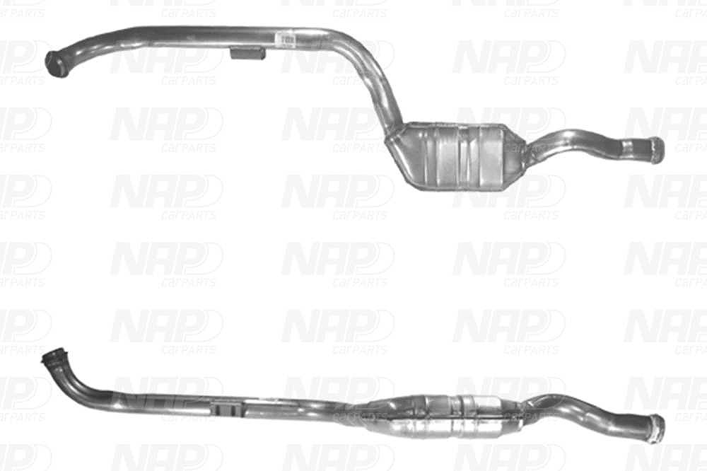 Nap Carparts Katalysator [Hersteller-Nr. CAD10580] für Mercedes-Benz