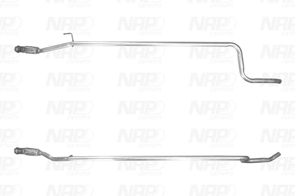 Nap Carparts Abgasrohr [Hersteller-Nr. CAC10614] für Peugeot