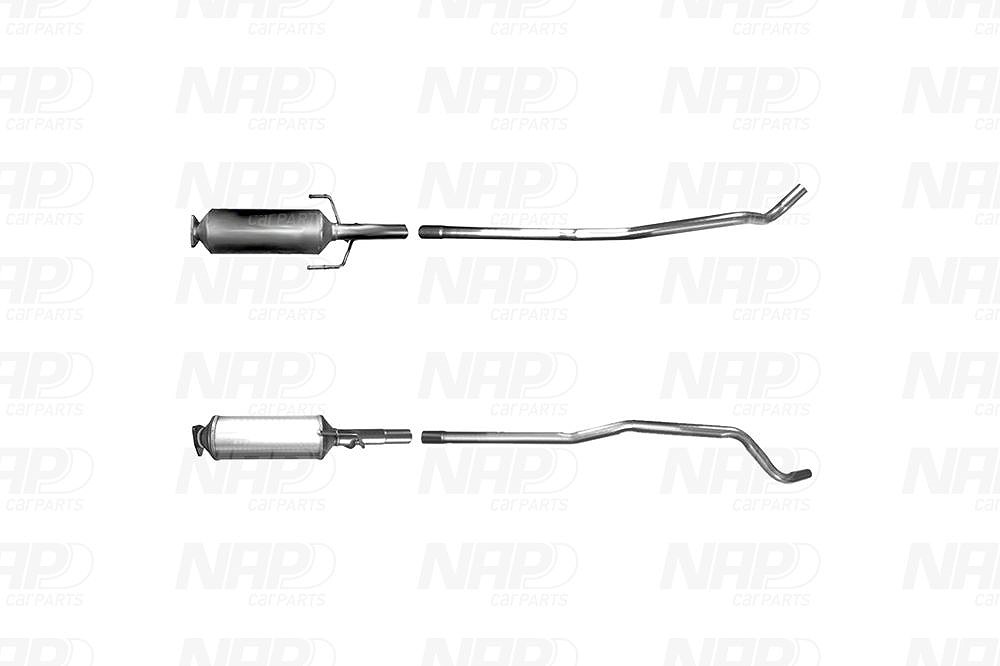 Nap Carparts Dieselpartikelfilter [Hersteller-Nr. CAD10266] für Opel
