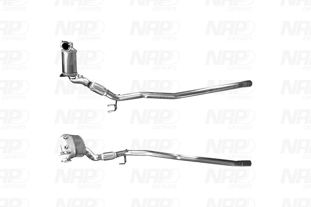 Nap Carparts Dieselpartikelfilter [Hersteller-Nr. CAD10296] für Seat, Audi