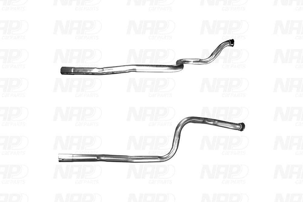 Nap Carparts Abgasrohr [Hersteller-Nr. CAC10495] für Peugeot, Citroën