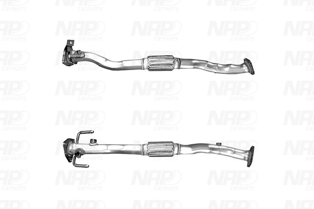 Nap Carparts Abgasrohr [Hersteller-Nr. CAC10484] für Fiat