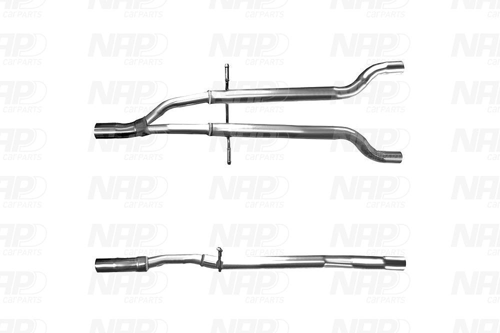 Nap Carparts Abgasrohr [Hersteller-Nr. CAC10414] für Audi