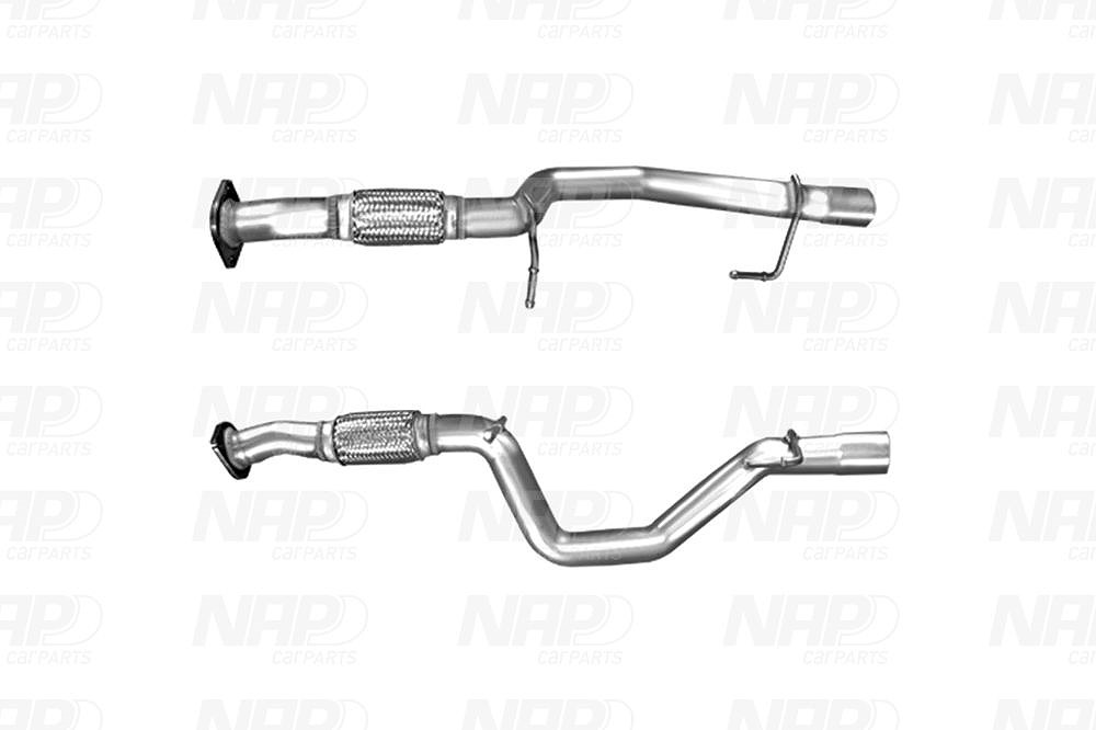 Nap Carparts Abgasrohr [Hersteller-Nr. CAC10477] für Fiat, Jeep