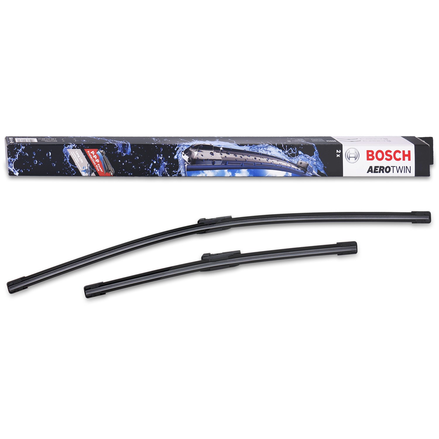 Bosch Wischerblatt Aerotwin Spoiler A557S [Hersteller-Nr. 3397007557] für Ds, Peugeot (df-psa), VW, Peugeot, Citroën, Seat, Ford