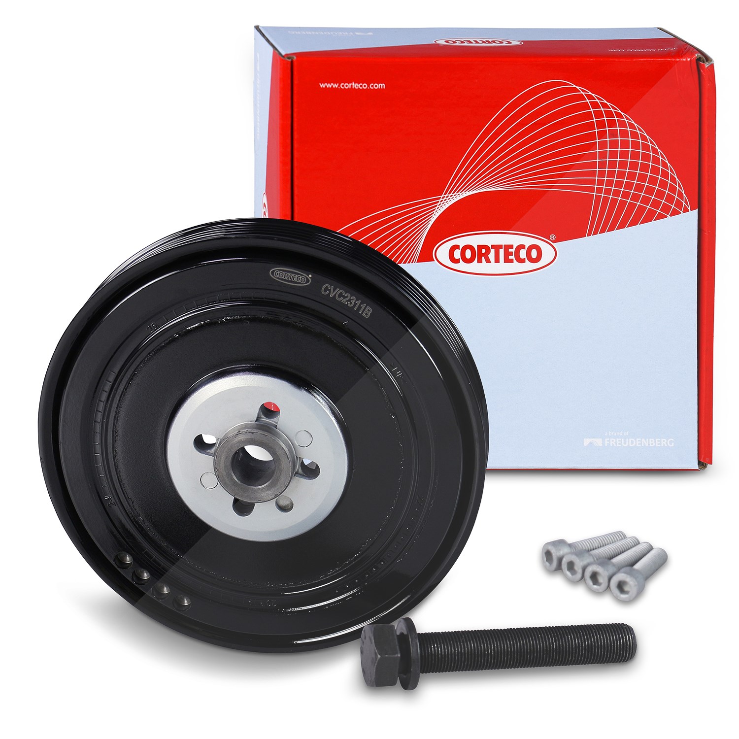 Corteco Riemenscheibensatz, Kurbelwelle ERSTAUSRÜSTERQUALITÄT [Hersteller-Nr. 80004398] für Volvo, VW