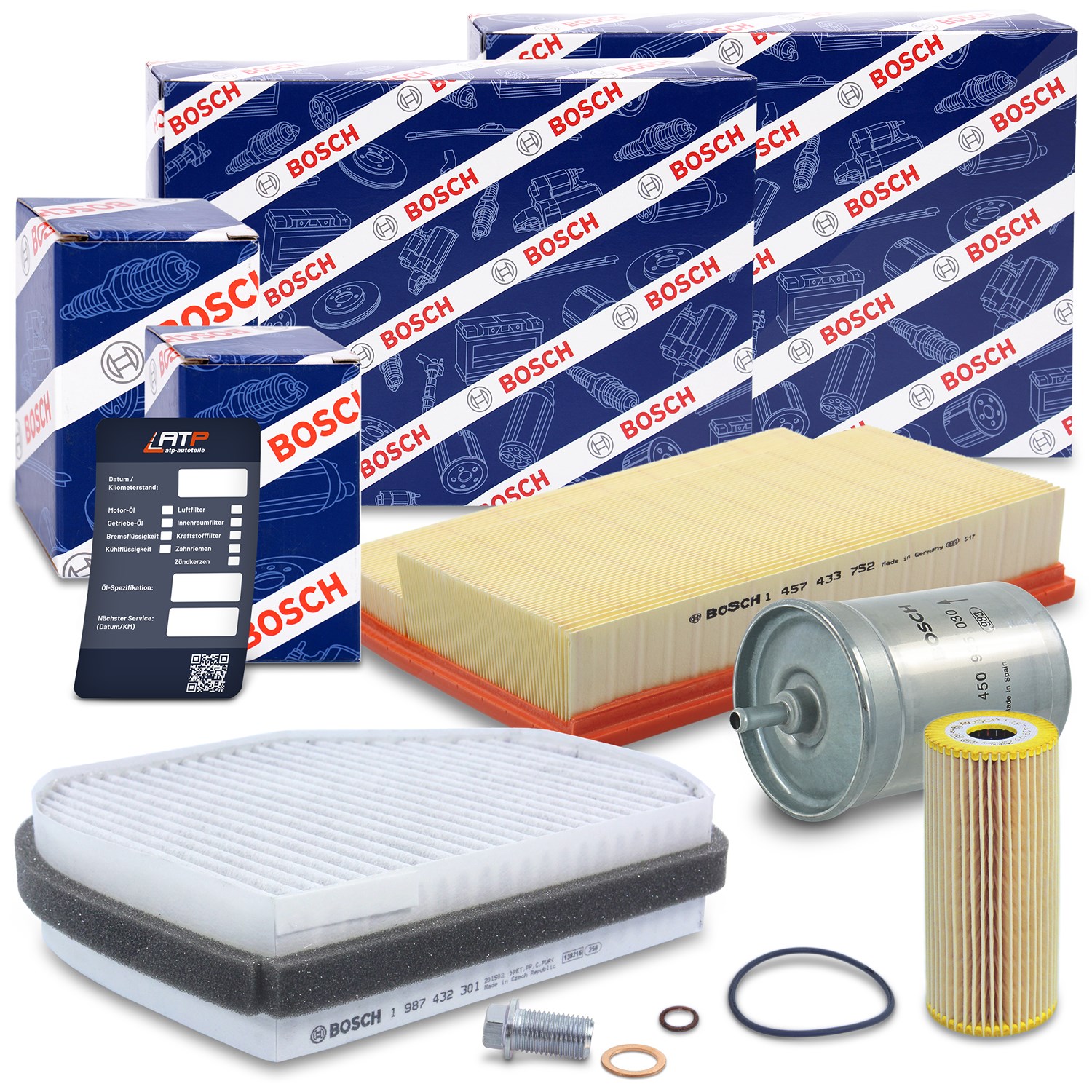 Bosch Inspektionspaket Filtersatz SET B [Hersteller-Nr. 10490961] für Mercedes-Benz