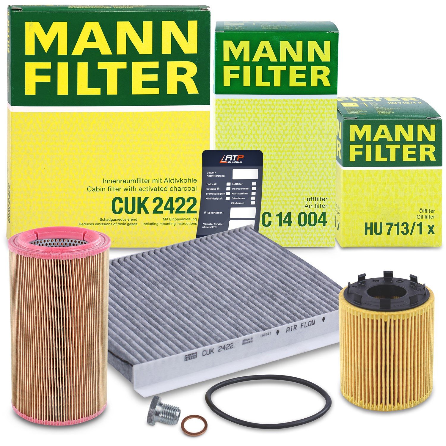 Mann-filter Inspektionspaket Filtersatz SET A [Hersteller-Nr. 10492764] für Fiat, Lancia